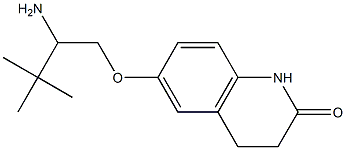 6-(2-amino-3,3-dimethylbutoxy)-3,4-dihydroquinolin-2(1H)-one 结构式