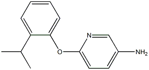 6-(2-isopropylphenoxy)pyridin-3-amine 结构式