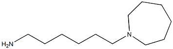 6-(azepan-1-yl)hexan-1-amine 结构式