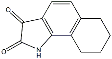 6,7,8,9-tetrahydro-1H-benzo[g]indole-2,3-dione 结构式