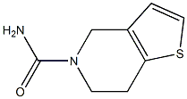 6,7-dihydrothieno[3,2-c]pyridine-5(4H)-carboxamide 结构式