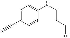 6-[(3-hydroxypropyl)amino]pyridine-3-carbonitrile 结构式