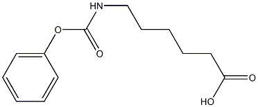 6-[(phenoxycarbonyl)amino]hexanoic acid 结构式