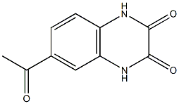 6-acetyl-1,2,3,4-tetrahydroquinoxaline-2,3-dione 结构式