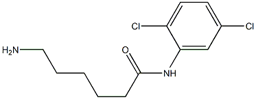 6-amino-N-(2,5-dichlorophenyl)hexanamide 结构式