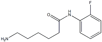 6-amino-N-(2-fluorophenyl)hexanamide 结构式