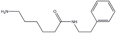 6-amino-N-(2-phenylethyl)hexanamide 结构式