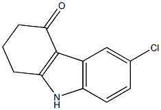 6-chloro-2,3,4,9-tetrahydro-1H-carbazol-4-one 结构式