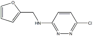 6-chloro-N-(furan-2-ylmethyl)pyridazin-3-amine 结构式