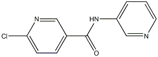 6-chloro-N-(pyridin-3-yl)pyridine-3-carboxamide 结构式