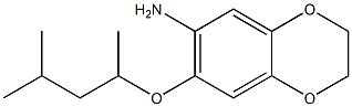 7-[(4-methylpentan-2-yl)oxy]-2,3-dihydro-1,4-benzodioxin-6-amine 结构式