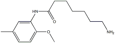 7-amino-N-(2-methoxy-5-methylphenyl)heptanamide 结构式