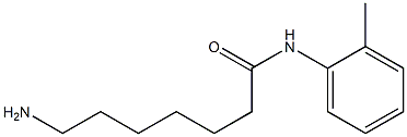 7-amino-N-(2-methylphenyl)heptanamide 结构式