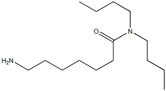 7-amino-N,N-dibutylheptanamide 结构式