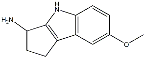 7-methoxy-1H,2H,3H,4H-cyclopenta[b]indol-3-amine 结构式