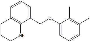 8-(2,3-dimethylphenoxymethyl)-1,2,3,4-tetrahydroquinoline 结构式