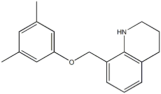 8-(3,5-dimethylphenoxymethyl)-1,2,3,4-tetrahydroquinoline 结构式