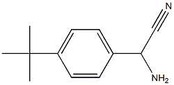 amino(4-tert-butylphenyl)acetonitrile 结构式