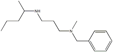 benzyl(methyl)[3-(pentan-2-ylamino)propyl]amine 结构式