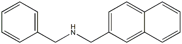 benzyl(naphthalen-2-ylmethyl)amine 结构式