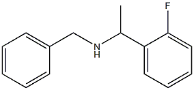 benzyl[1-(2-fluorophenyl)ethyl]amine 结构式