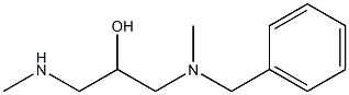 benzyl[2-hydroxy-3-(methylamino)propyl]methylamine 结构式