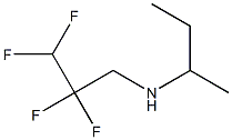 butan-2-yl(2,2,3,3-tetrafluoropropyl)amine 结构式