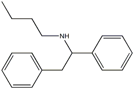 butyl(1,2-diphenylethyl)amine 结构式