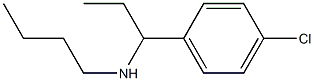 butyl[1-(4-chlorophenyl)propyl]amine 结构式