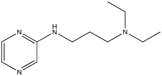 diethyl[3-(pyrazin-2-ylamino)propyl]amine 结构式