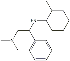 dimethyl({2-[(2-methylcyclohexyl)amino]-2-phenylethyl})amine 结构式