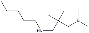 dimethyl({2-methyl-2-[(pentylamino)methyl]propyl})amine 结构式