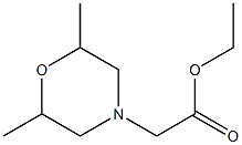 ethyl 2-(2,6-dimethylmorpholin-4-yl)acetate 结构式