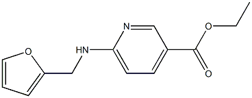 ethyl 6-[(furan-2-ylmethyl)amino]pyridine-3-carboxylate 结构式