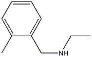 ethyl[(2-methylphenyl)methyl]amine 结构式