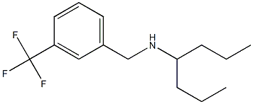 heptan-4-yl({[3-(trifluoromethyl)phenyl]methyl})amine 结构式