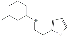 heptan-4-yl[2-(thiophen-2-yl)ethyl]amine 结构式