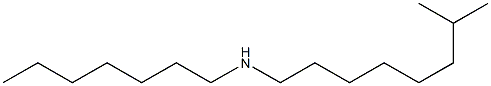 heptyl(7-methyloctyl)amine 结构式