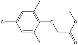 methyl 2-(4-chloro-2,6-dimethylphenoxy)acetate 结构式