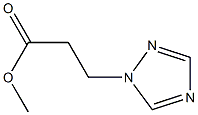 methyl 3-(1H-1,2,4-triazol-1-yl)propanoate 结构式