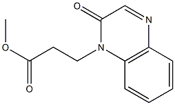 methyl 3-(2-oxo-1,2-dihydroquinoxalin-1-yl)propanoate 结构式