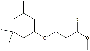 methyl 3-[(3,3,5-trimethylcyclohexyl)oxy]propanoate 结构式