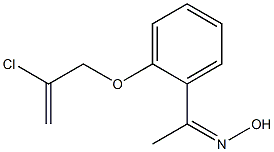 N-(1-{2-[(2-chloroprop-2-en-1-yl)oxy]phenyl}ethylidene)hydroxylamine 结构式