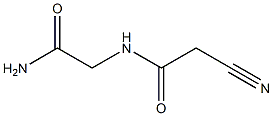 N-(2-amino-2-oxoethyl)-2-cyanoacetamide 结构式