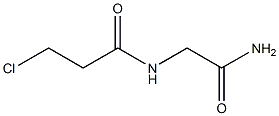 N-(2-amino-2-oxoethyl)-3-chloropropanamide 结构式