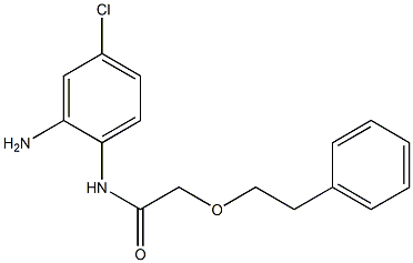 N-(2-amino-4-chlorophenyl)-2-(2-phenylethoxy)acetamide 结构式