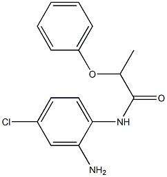 N-(2-amino-4-chlorophenyl)-2-phenoxypropanamide 结构式