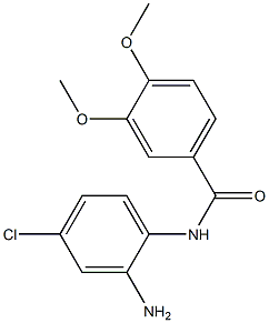 N-(2-amino-4-chlorophenyl)-3,4-dimethoxybenzamide 结构式