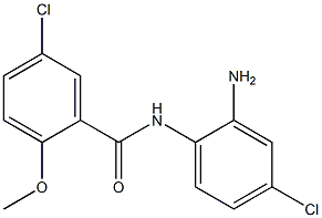 N-(2-amino-4-chlorophenyl)-5-chloro-2-methoxybenzamide 结构式