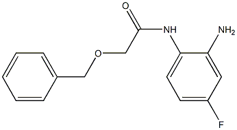N-(2-amino-4-fluorophenyl)-2-(benzyloxy)acetamide 结构式